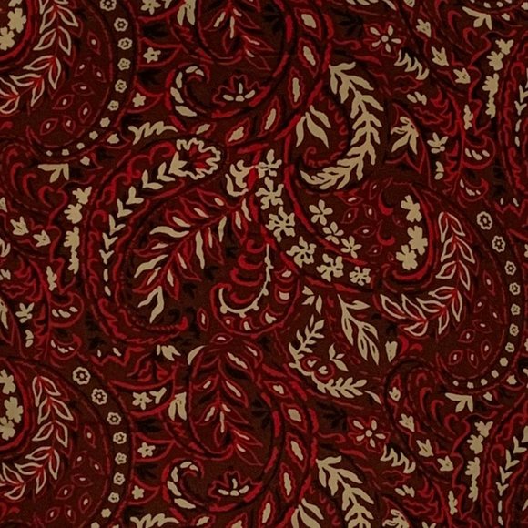 3/$25 Vtg JENNIFER MOORE Silk Paisley Floral Black Pearl Buttons Blouse Top - Picture 12 of 14